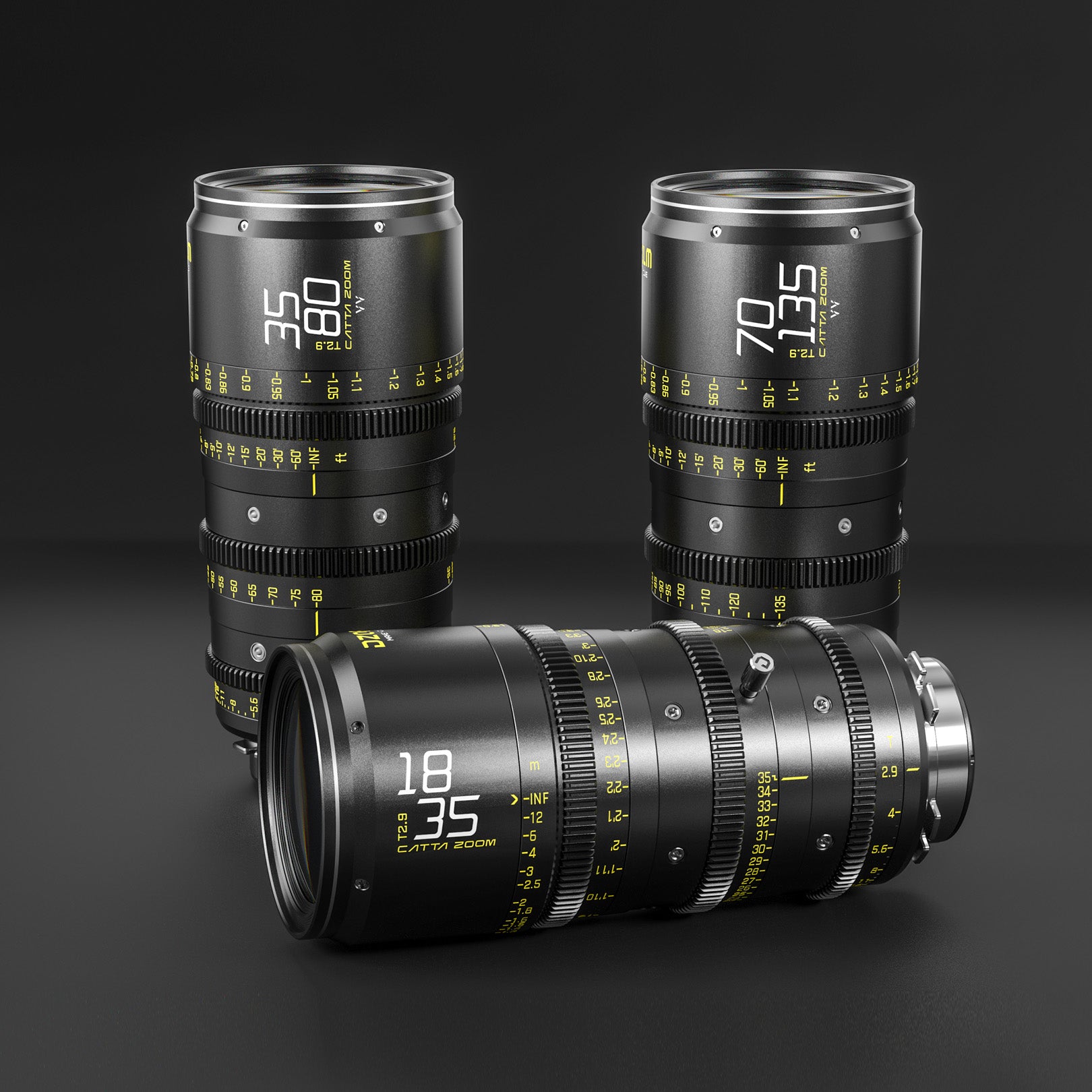 DZOFILM Catta Zoom 35-80 /70-135 T2.9 2本 DZOFilm: Catta Zooms 35-80 and 70- 135/T2,9! | 711rent.com
