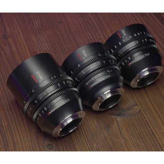 7Artisans Spectrum Full-Frame Cine Lens 4-Lens Set (14/35/50/85mmm, E/RF/L/Z)