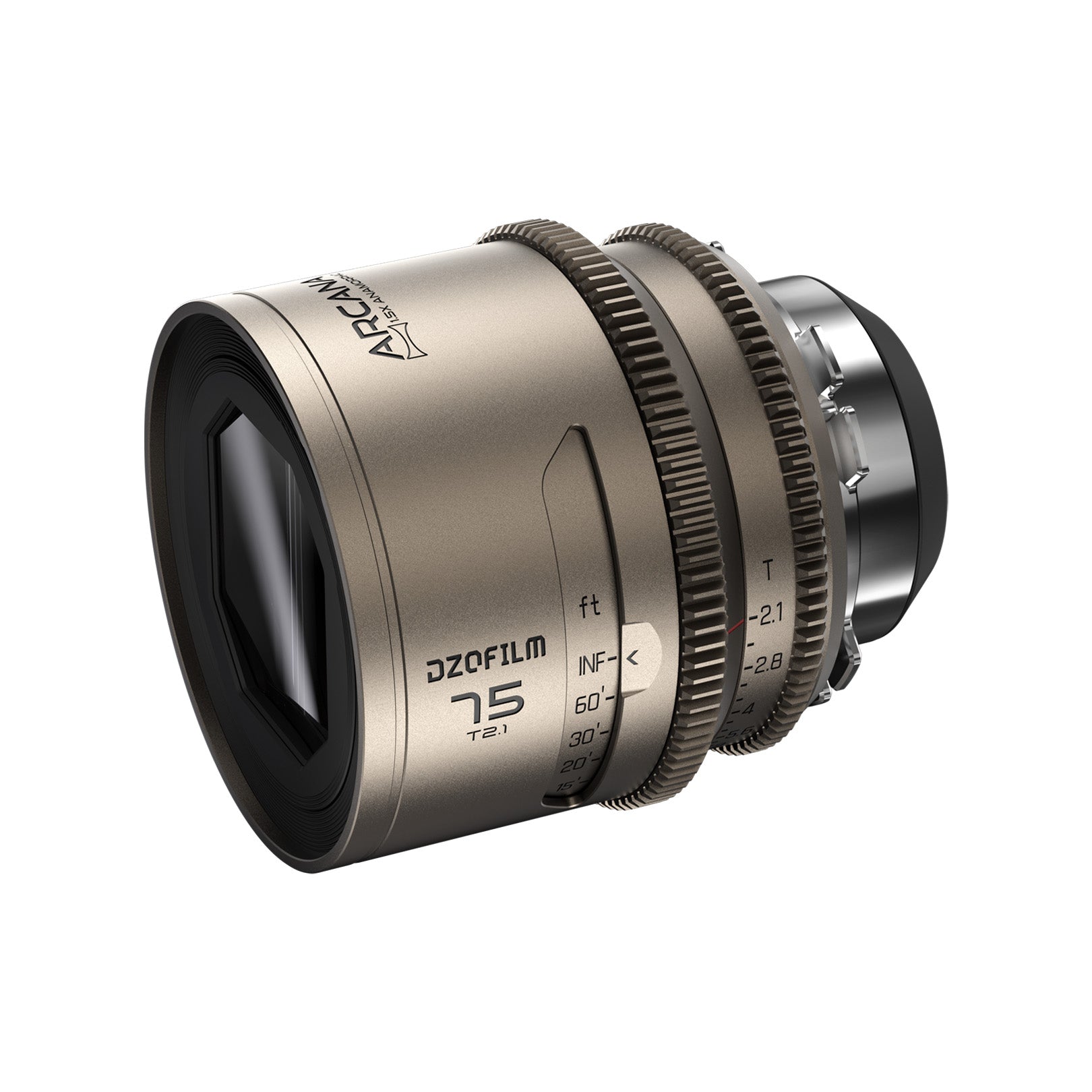 Arcana1～12 DZOFILM Arcana 1.5x Hybrid Anamorphic Prime 75mm T2.1 (PL, Feet