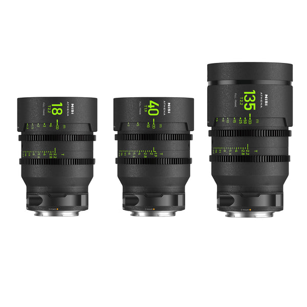 NiSi Athena Prime 3-Lens Add-on Kit (E-mount, drop-in filter)