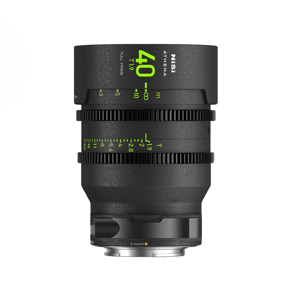 NiSi Athena Prime Full-Frame 40mm T1.9 (E-mount, Drop-in Filter)