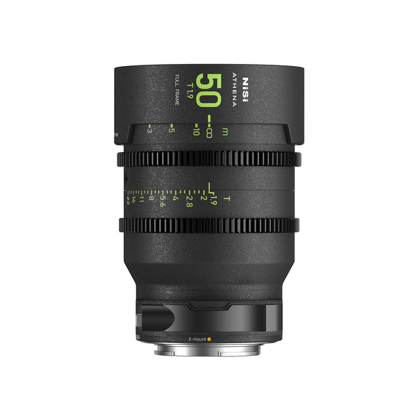 NiSi Athena Prime Full-Frame 50mm T1.9 (E/RF/L, drop-in filter)