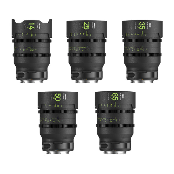 NiSi Athena Prime 5-Lens Kit (E-mount, Drop-in Filter)