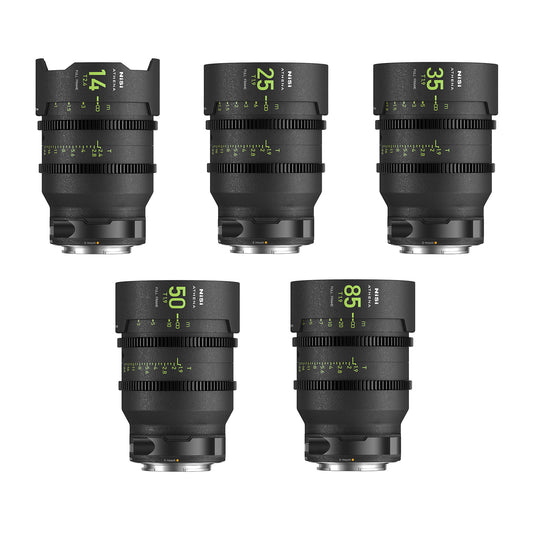 NiSi Athena Prime 5-Lens Kit (E/RF/L, Drop-in Filter)