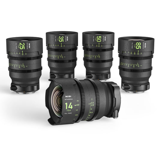 NiSi Athena Prime 5-Lens Kit (E/RF/L, Drop-in Filter)