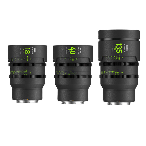 NiSi Athena Prime 3-Lens Add-on Kit (E-mount)