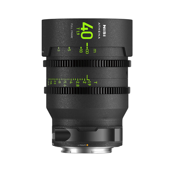 NiSi Athena Prime Full-Frame 40mm T1.9 (L-mount, Drop-in Filter)