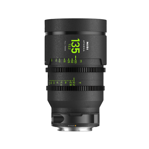 NiSi Athena Prime Full-Frame 135mm T2.2 (RF-mount, Drop-in Filter)