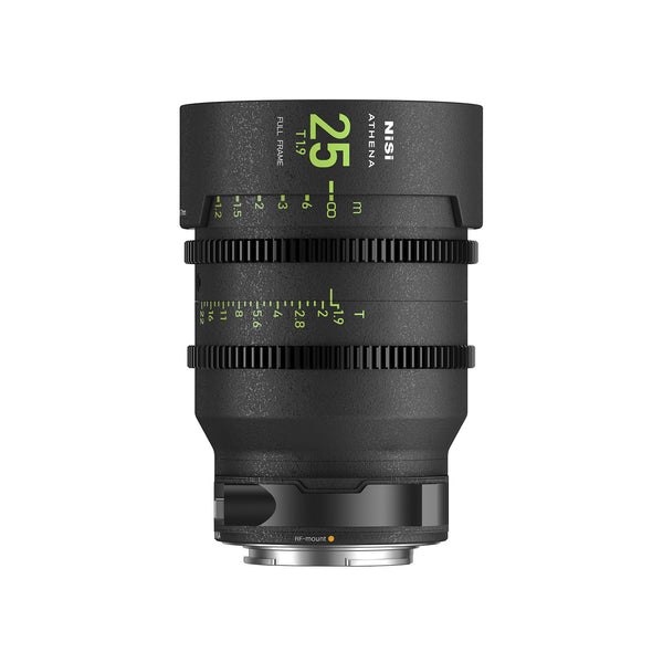 NiSi Athena Prime Full-Frame 25mm T1.9 (RF-mount, Drop-in Filter)