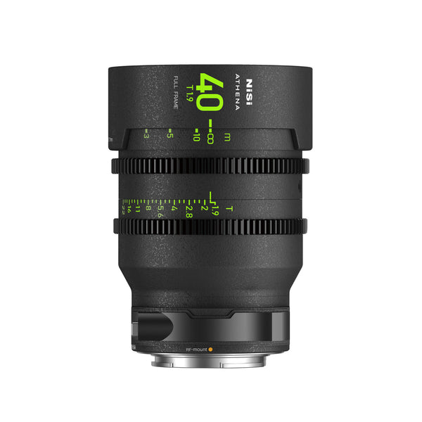NiSi Athena Prime Full-Frame 40mm T1.9 (RF-mount, Drop-in Filter)