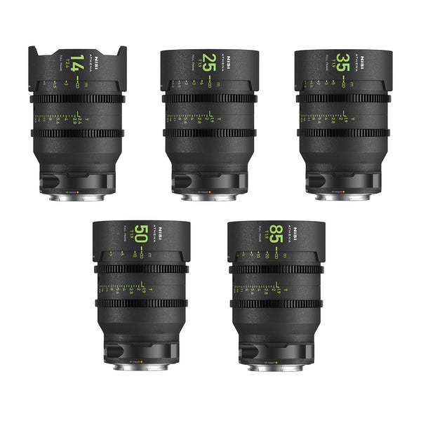 NiSi Athena Prime 5-Lens Kit (RF-mount, Drop-in Filter)