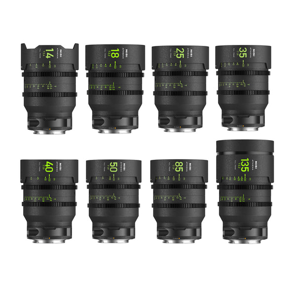 NiSi Athena Prime 8-Lens Master Kit (E-mount, drop-in filter)
