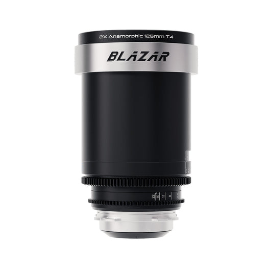 BLAZAR Cato 2x Full Frame Anamorphic Lens 125mm T4.0 (PL, Silver Flare)