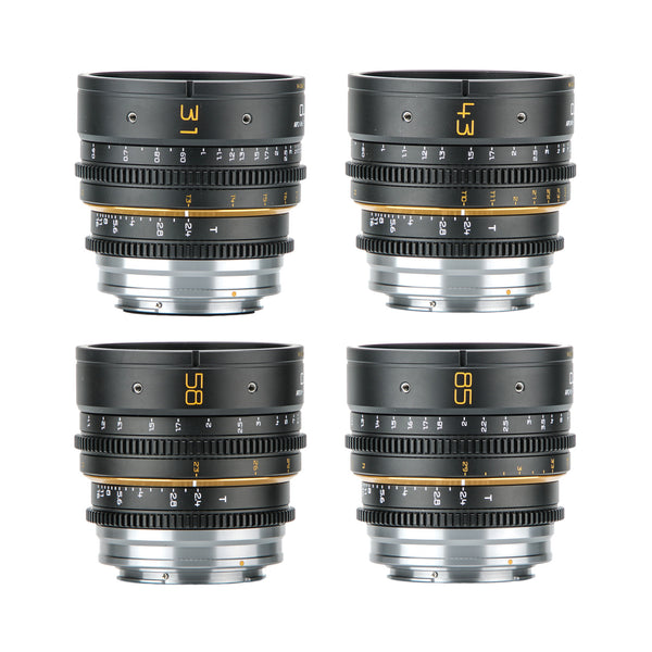 Dulens APO Mini Prime 4-Lens Set (EF-Black)