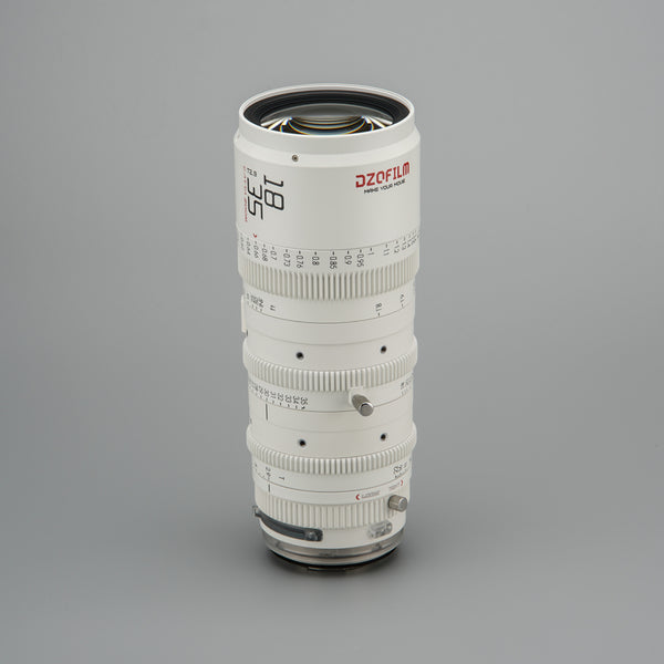 Rental | DZOFILM Catta Zoom (Full Frame) Single Lens (E-Mount, Drop-in filter, White)