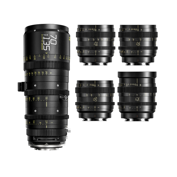 Thypoch DZOFILM Filmmaker 1st Bundle B-Set (Simera-C(E) 4-lens set,  Catta Zoom(E) 70-135mm)