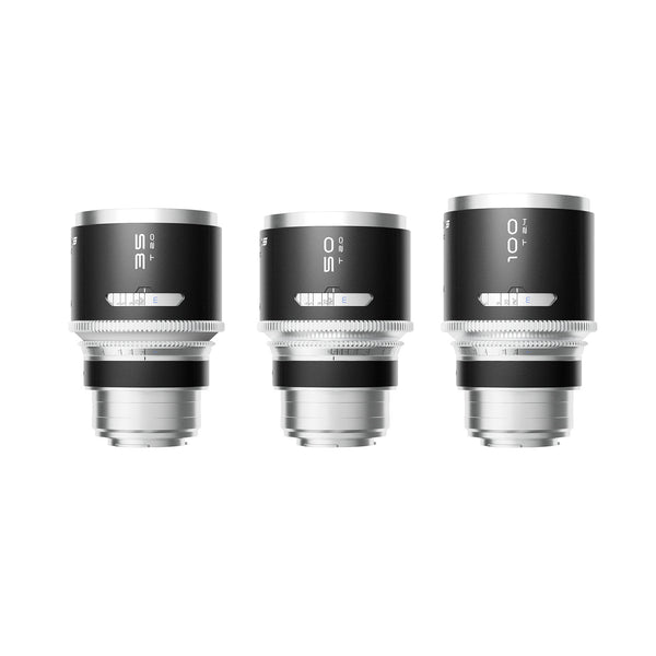 Blazar Mantis 1.33x Full Frame Anamorphic 3-Lens B-Set (35/50/100mm, E-mount)