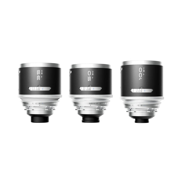 Blazar Mantis 1.33x Full Frame Anamorphic 3-Lens B-Set (35/50/100mm, PL-mount)