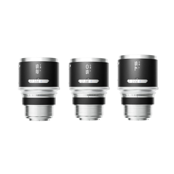 Blazar Mantis 1.33x Full Frame Anamorphic 3-Lens C-Set (25/50/75mm, E-mount)