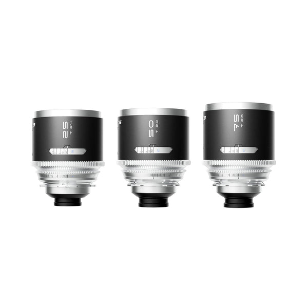 Blazar Mantis 1.33x Full Frame Anamorphic 3-Lens C-Set (25/50/75mm, PL-mount)