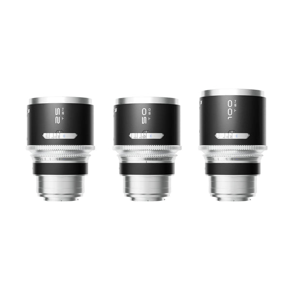 Blazar Mantis 1.33x Full Frame Anamorphic 3-Lens D-Set (25/50/100mm, E-mount)
