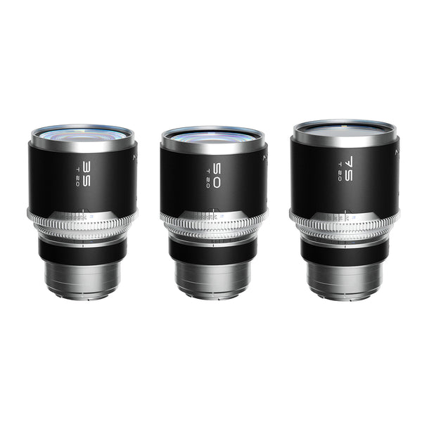 BLAZAR Mantis 1.33x Full Frame Anamorphic 3-Lens Set (35/50/75mm, E-mount)