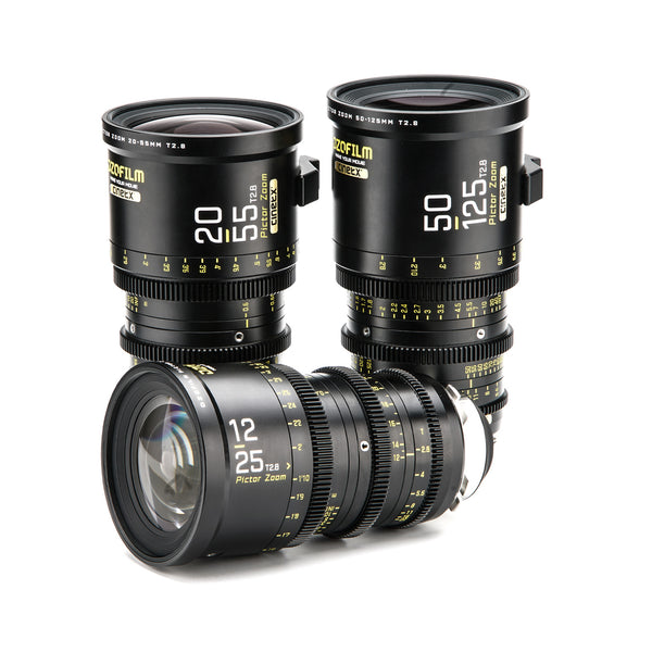 Rental | DZOFILM Pictor Zoom (S35)  3-Lens Set (PL/EF)