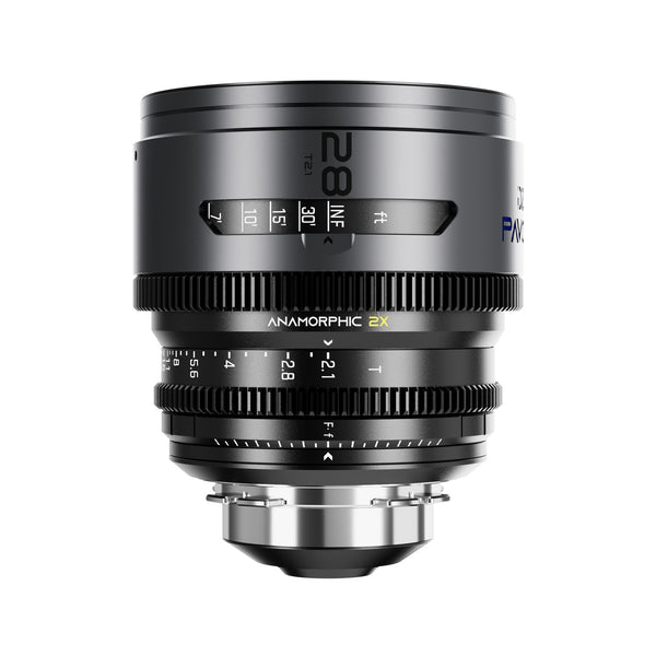 DZOFILM PAVO 28mm T2.1 2x Anamorphic Prime Lens (Blue Coating, PL/EF)