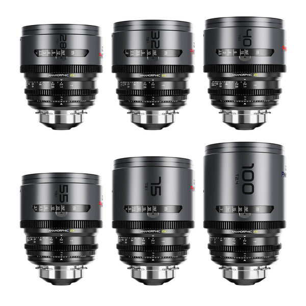 DZOFILM PAVO 2x Anamorphic 6-Lens Set (Neutral Coating, PL/EF)