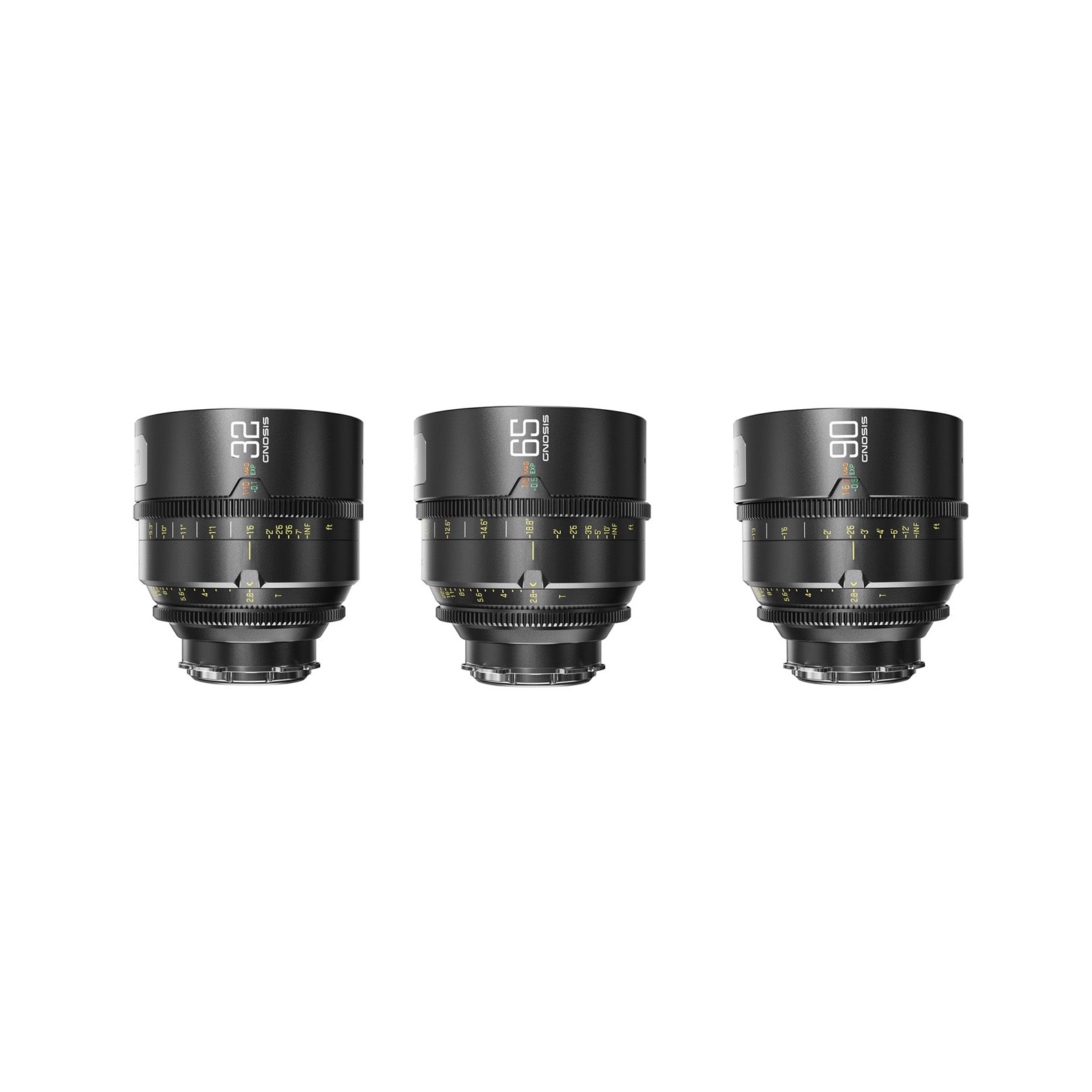 DZOFILM　Gnosis Macro 24mm/32mm/65mm T2.8 DZOFilm 24, 32, 65mm T2.8 Gnosis Macro Prime 3-Lens Kit (LPL with